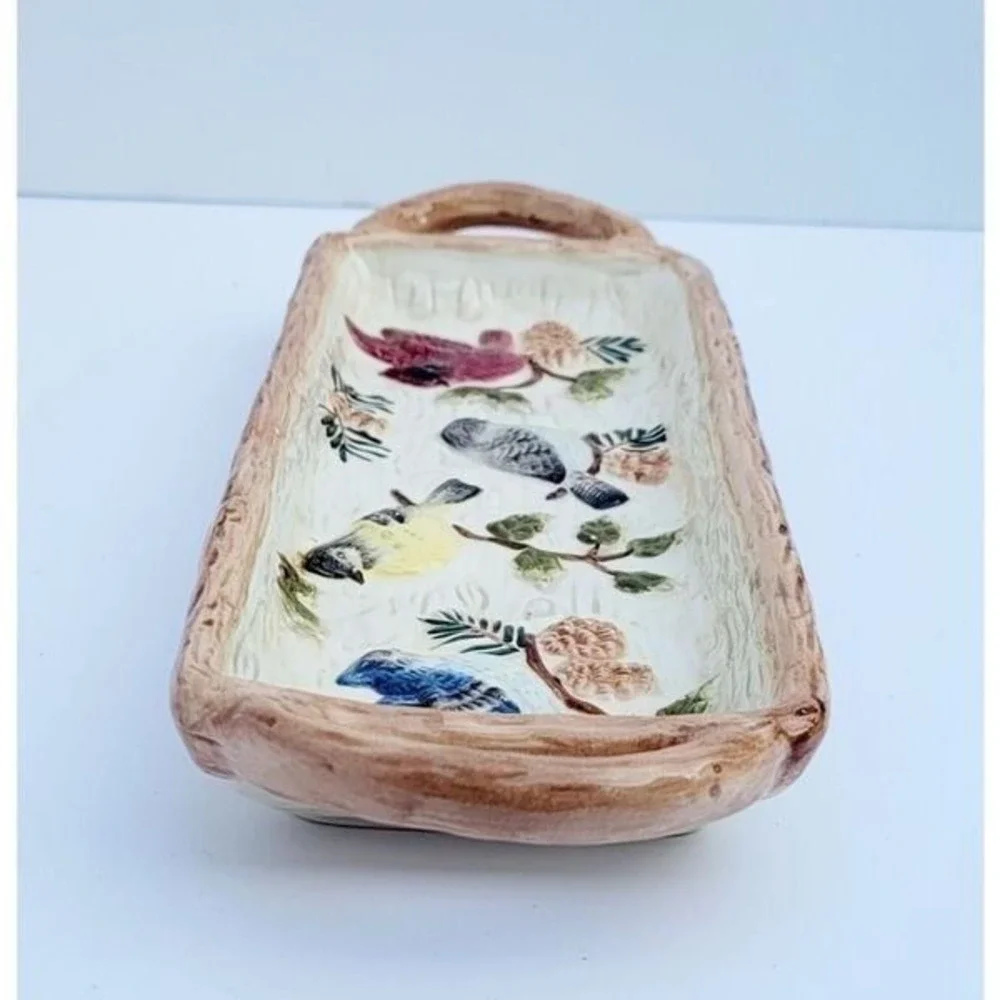 Sonoma Life Style Knollwood Bread Tray w/ Bird